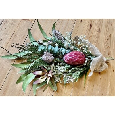 生花でお届け 自宅で簡単ドライフラワーに ユーカリとワイルドフラワーの花束 H143 002 お礼品詳細 ふるさと納税なら さとふる