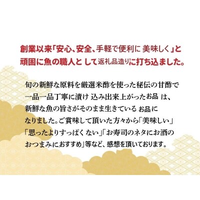 酢〆専門店こだわりが詰った逸品セット　H021-035