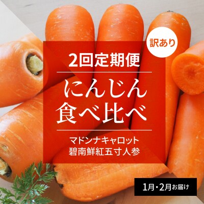 訳あり 2回定期便 にんじん 1月2月お届け マドンナキャロット H105 017 お礼品詳細 ふるさと納税なら さとふる