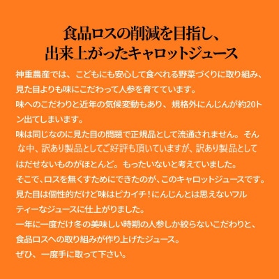 (TVで紹介)無添加 フルーティーマドンナキャロットジュース 720ml×2 H105-182