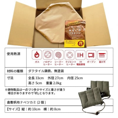 (某テレビ番組で紹介)おもいのマルチパン26cm&ナベツカミ2個 IH対応 H051-158