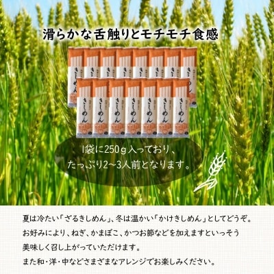 【乾麺】碧海の恵み きしめん 愛知県産 徳用セット3.75kg(250g×15袋)　H008-133