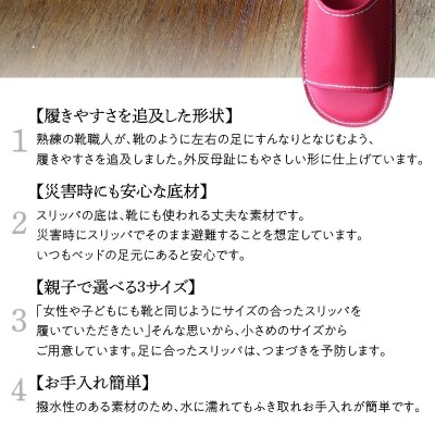 同時購入 靴職人手作りの本革 スリッパ 赤 キッズサイズh066 004 通販激安 Panditjipushkar Com