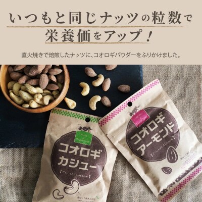 【スーパーフード】昆虫食 コオロギパウダー アーモンド&カシューナッツ H059-051