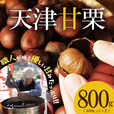 この道50年の職人が焼く、やさしい甘みたっぷりの「天津甘栗」800g! H045-077