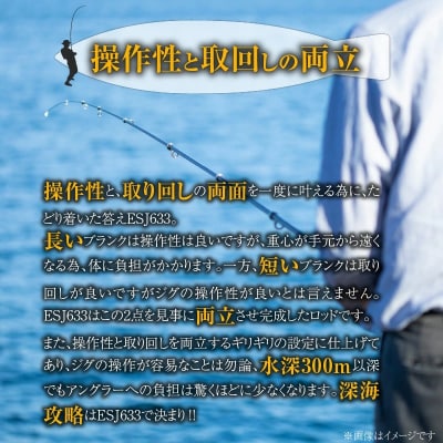 ロッド ESJシリーズ ESJ633 スロージギング・オールラウンダーロッド釣り竿　H153-091