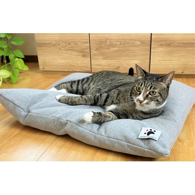 【たっぷり!!リアルダウン使用】大きめ! ペット用　羽毛クッションセット　H162-031