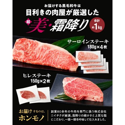 【肉とフライパンが届く】おもいの鉄板28cm《頂》&黒毛和牛ヒレ2枚サーロイン4枚 H051-137