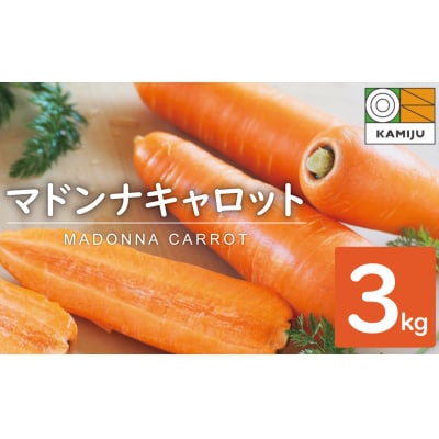 (TVで紹介)こどもも食べられる甘み!ジュースにも!「マドンナキャロット」 3kg H105-122