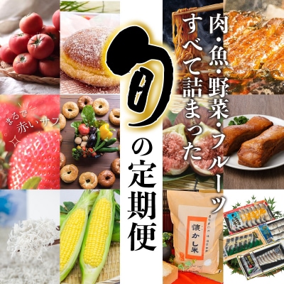 肉・魚・野菜・フルーツすべて詰まった旬の定期便(全12回お届け)　H028-077