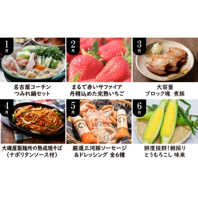 【全12回】厳選!季節を彩る旬のバラエティ定期便　H028-089