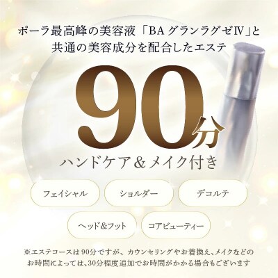 【ハイグレードプログラム1回分】美容エステ　充実感あります♪　H172-008