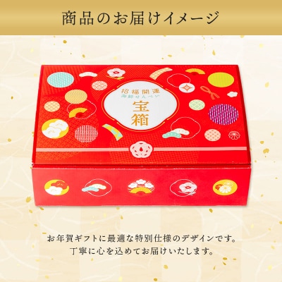 宝箱2025【数量限定】招福開運!海鮮せんべい 新春アソート詰合せ(9種9袋)H011-126