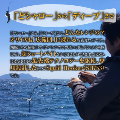 キャスティングティップラン専用ロッドSH753　H153-103