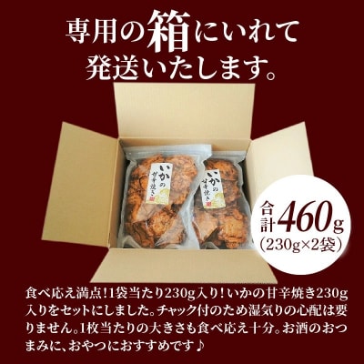 噛めば噛むほど旨味が溢れる逸品 いかの甘辛焼き 460g(230g×2袋)おつまみ H011-134