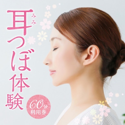 耳つぼ体験 60分 利用券【1名様分】H178-008