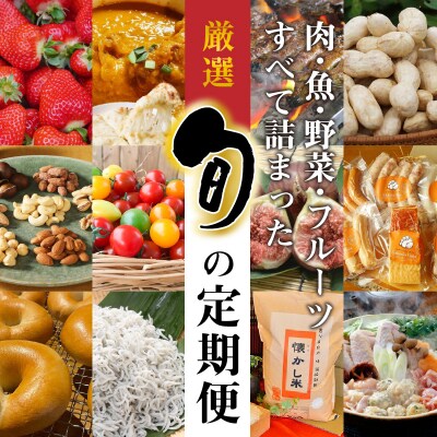 厳選!肉・魚・野菜・フルーツすべて詰まった旬の定期便(全12回お届け)　H028-074