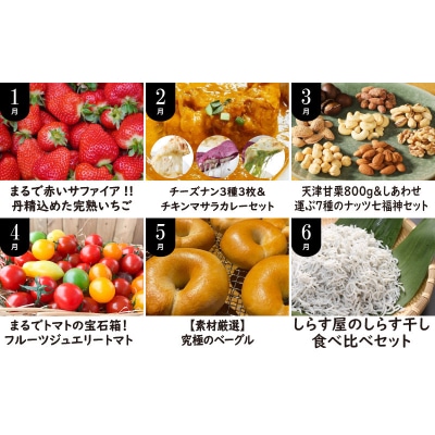 厳選!肉・魚・野菜・フルーツすべて詰まった旬の定期便(全12回お届け)　H028-078