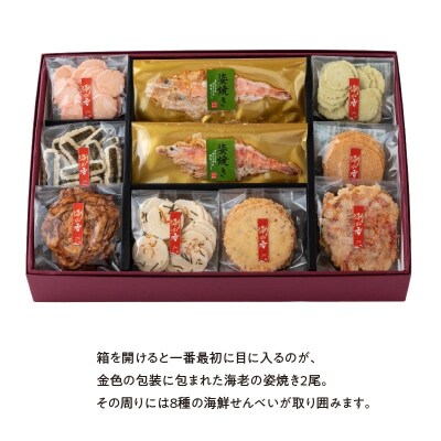 海鮮煎餅詰合せ「潮の香10袋(9種)」 H011-118