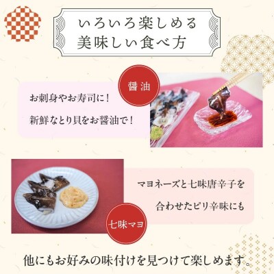  【数量限定】三河産 天然とり貝 計18枚(9枚×2パック) H018-053