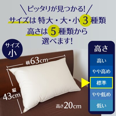 天使のダウンピロー 羽毛枕 レギュラークラス (43×63cm) / 標準 H115-091