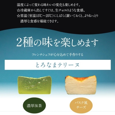 【テリーヌ専門店L】(約200g)濃厚抹茶・バスク風チーズ2種のテリーヌセット H173-014