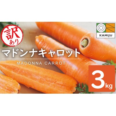 (TVで紹介)訳あり!こどもも食べられる甘み!「マドンナキャロット」3㎏ H105-204