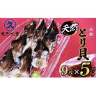 【数量限定】三河産 天然とり貝 計45枚(9枚×5パック)H018-050