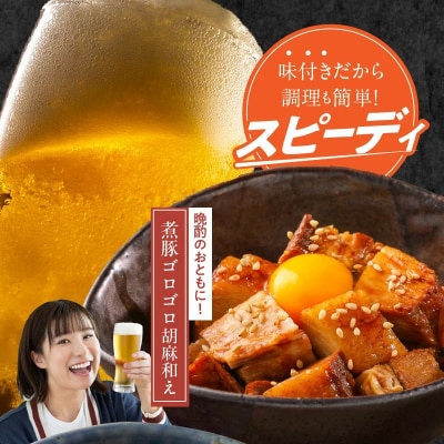 〈訳あり〉【お試し・ブロック塊】　煮豚　計700g(2～4ブロック)チャーシュー 　H166-014