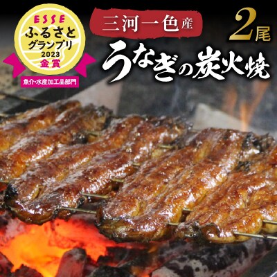 【ESSEふるさとグランプリ金賞受賞】創業大正九年 三河一色産うなぎの炭火焼 2尾 H007-100