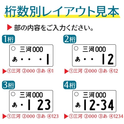 アルミアロイ　カラーレスフレーム　【黄ナンバー】　カーナンバーキーホルダー　H084-054
