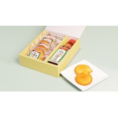 碧南銘産セット 伝統の木桶仕込みヤマシン白醤油と絶品白醤油マドレーヌ　H010-014
