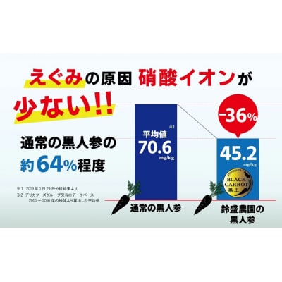【期間限定】おどろきの甘さと抗酸化力!　黒人参『黒王』5Kg　H022-014
