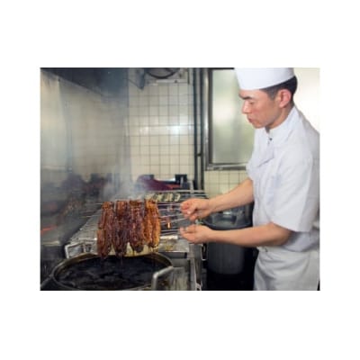 発送時期が選べる(2月・3月)一色産うなぎの炭火焼と肝焼セット(蒲焼2尾、肝焼2p)H007-104