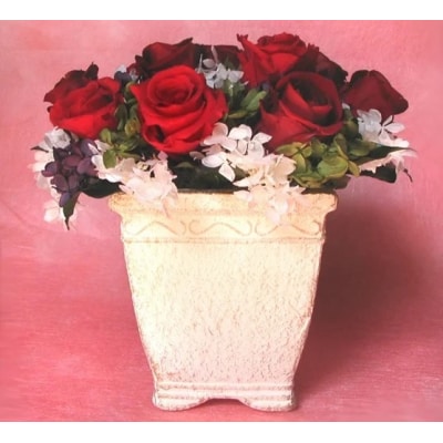 【日付指定可能】 プリザーブドフラワーローズ10輪 レッド バラ ギフト   H193-025