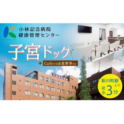 小林記念病院子宮ドック 利用券 1名様分　子宮 卵巣 MRI 子宮頸部細胞診 　 H203-003