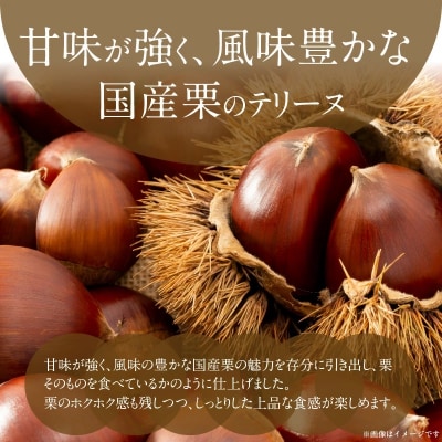 【テリーヌ専門店L】(約200g)国産栗のテリーヌ【グルテンフリー・保存料不使用】 H173-030