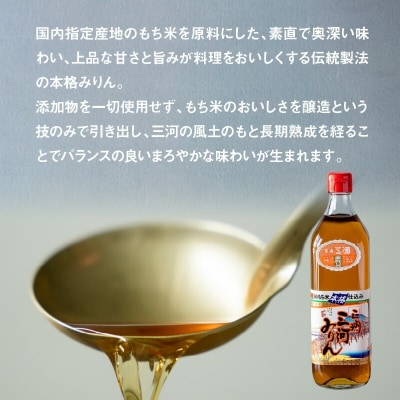 三州三河みりん 700ml×3本詰合せ H024-025