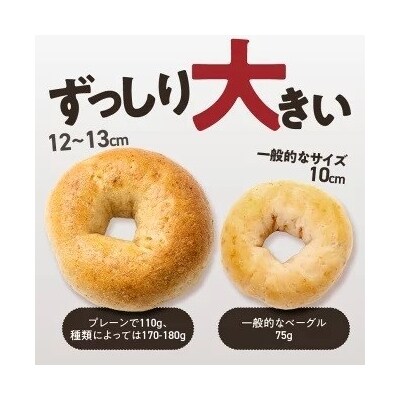 【お試し】【毎日食べても飽きない】わっぱ堂のプレーンベーグル3個セット  H049-047