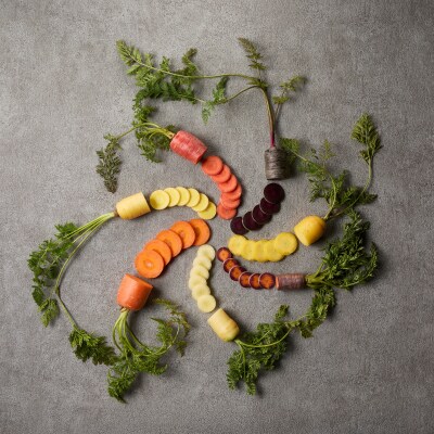 〈予約受付〉【期間限定】(お試し) 虹色のカラフルにんじん 2kg 鈴盛農園   H022-015