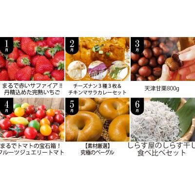 【全12回】厳選!肉・魚・野菜・フルーツすべて詰まった旬の定期便(毎月お届け)H028-088