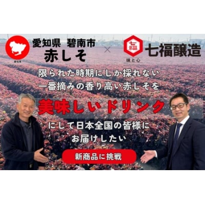 『一番摘み赤しそドリンク～18年熟成梅寿酢仕立て～』 300ml1本  H001-120