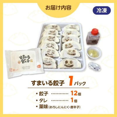 (お試し)≪家族が笑顔になる餃子≫『すまいる餃子』 12個 餃子 三河ポーク  H204-001