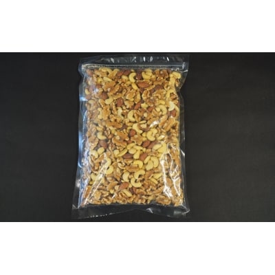 【お試し】 3種 無塩のミックスナッツ 500g 直火焙煎 おつまみ 栄養豊富 H059-223