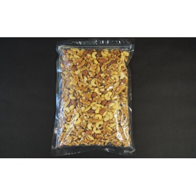 【大容量】 3種 無塩のミックスナッツ 4kg(500g×8袋)おつまみ おやつ H059-224