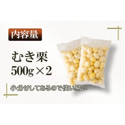 南関産 冷凍むき栗1kg