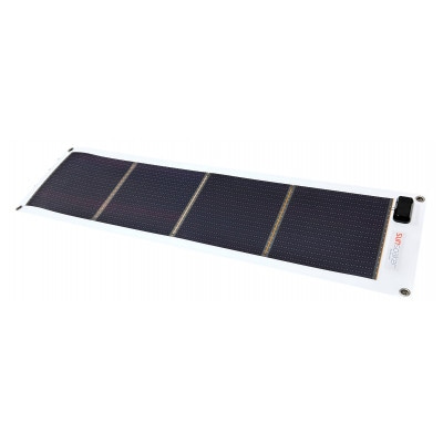 SunSoaker(サンソーカー) 携帯充電用太陽電池シートLED付10W+ポケットバッテリー同梱