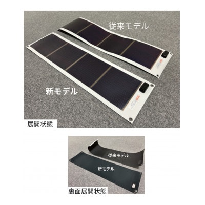 SunSoaker(サンソーカー) 携帯充電用太陽電池シートLED付10W+ポケットバッテリー同梱