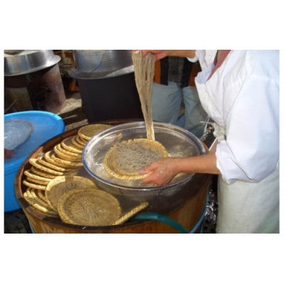 『奥信濃 黒姫 生(なま)そば』6食セット(生そば400g×3袋)つゆ付