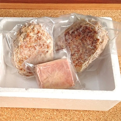 鴨ハンバーグ(160g×2個)とフォアグラスモーク(100g)セット